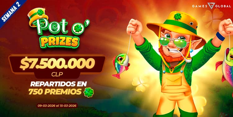 Torneo Pot o’ Prizes por Games Global Semana 2