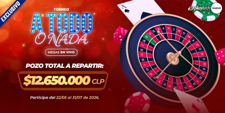 Torneo Exclusivo Todo o Nada por Playtech