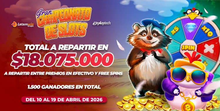 Torneo Gran Campeonato de Slots por Playtech